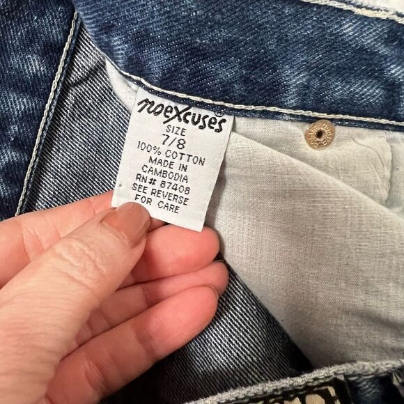 Womens Vintage Wide Leg
Baggy Jeans No Excuses 8 - Picture 10 of 14